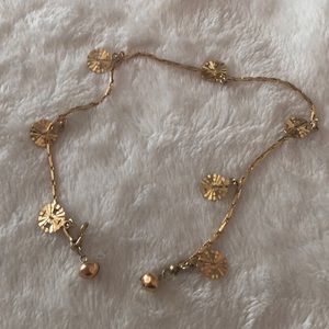 18K Gold Custom Made Anklet